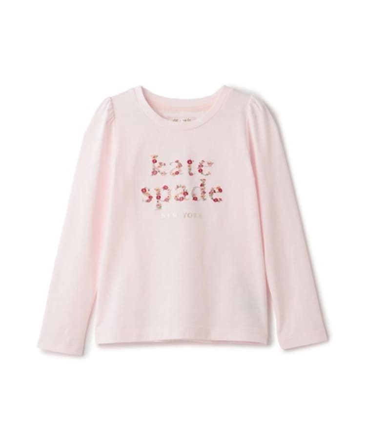 ケイト・スペード ニューヨーク キッズ(kate spade NEW YORK)のトドラー フラワーロゴ長袖Tシャツ9