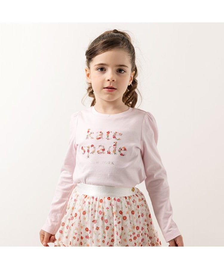 トドラー フラワーロゴ長袖Tシャツ(Tシャツ) | kate spade トドラー フラワーロゴ長袖Tシャツ(Tシャツ) | kate spade