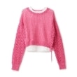 ケイト・スペード ニューヨーク キッズ(kate spade NEW YORK)のガールズ メッシュニット&Tシャツセット ピンク(072)