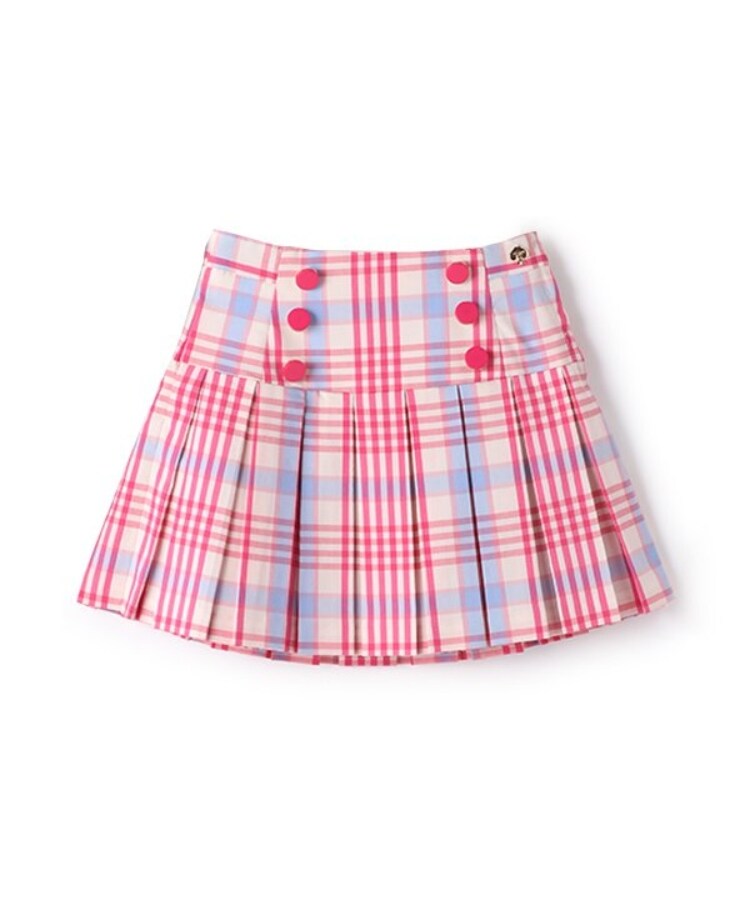 ケイト・スペード ニューヨーク キッズ(kate spade NEW YORK)のトドラー チェックプリーツスカート2