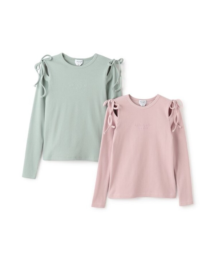 ケイト・スペード ニューヨーク キッズ(kate spade NEW YORK)のガールズ ボウカットアウトカットソー7