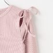 ケイト・スペード ニューヨーク キッズ(kate spade NEW YORK)のガールズ ボウカットアウトカットソー4