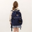 ケイト・スペード ニューヨーク キッズ(kate spade NEW YORK)のキャットポーチつきスカラップリュック ネイビー(094)