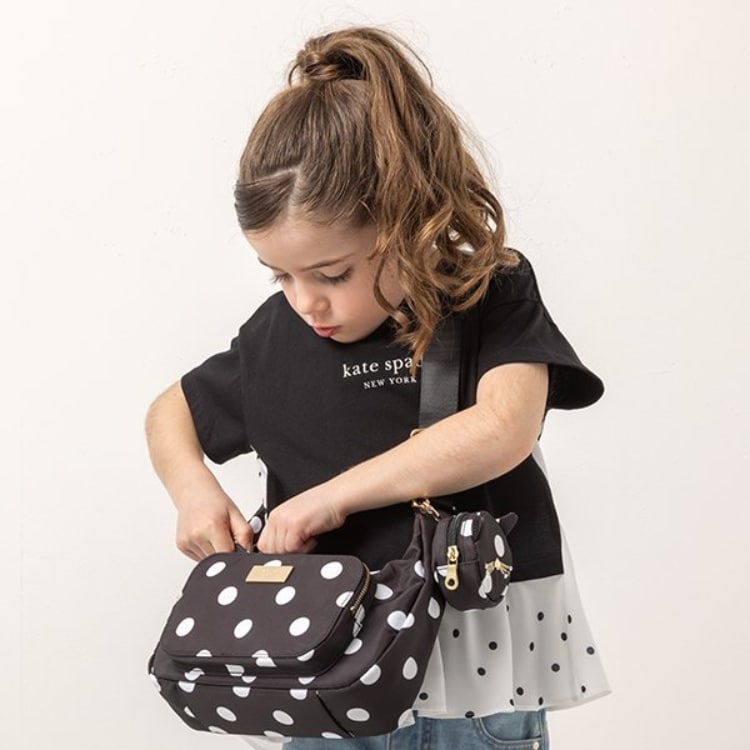 ケイト・スペード ニューヨーク キッズ(kate spade NEW YORK)のキャットポーチつきクロスボディバッグ リュック