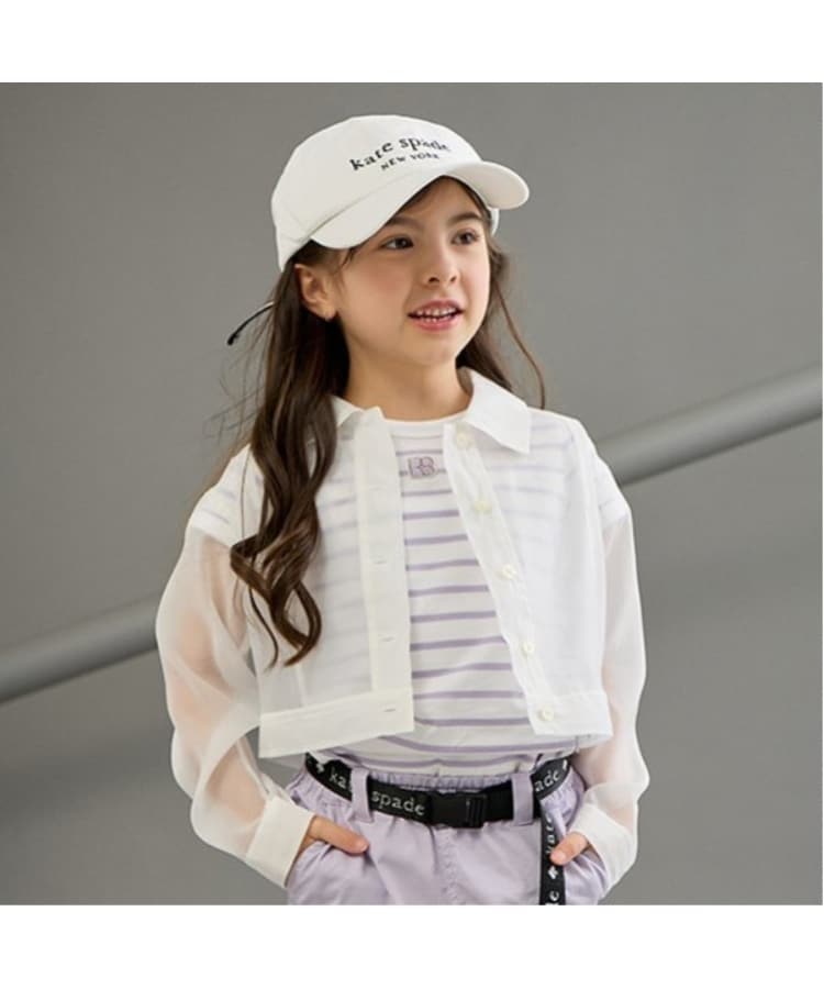 ケイト・スペード ニューヨーク キッズ(kate spade NEW YORK)のトドラー ストライプTシャツ1