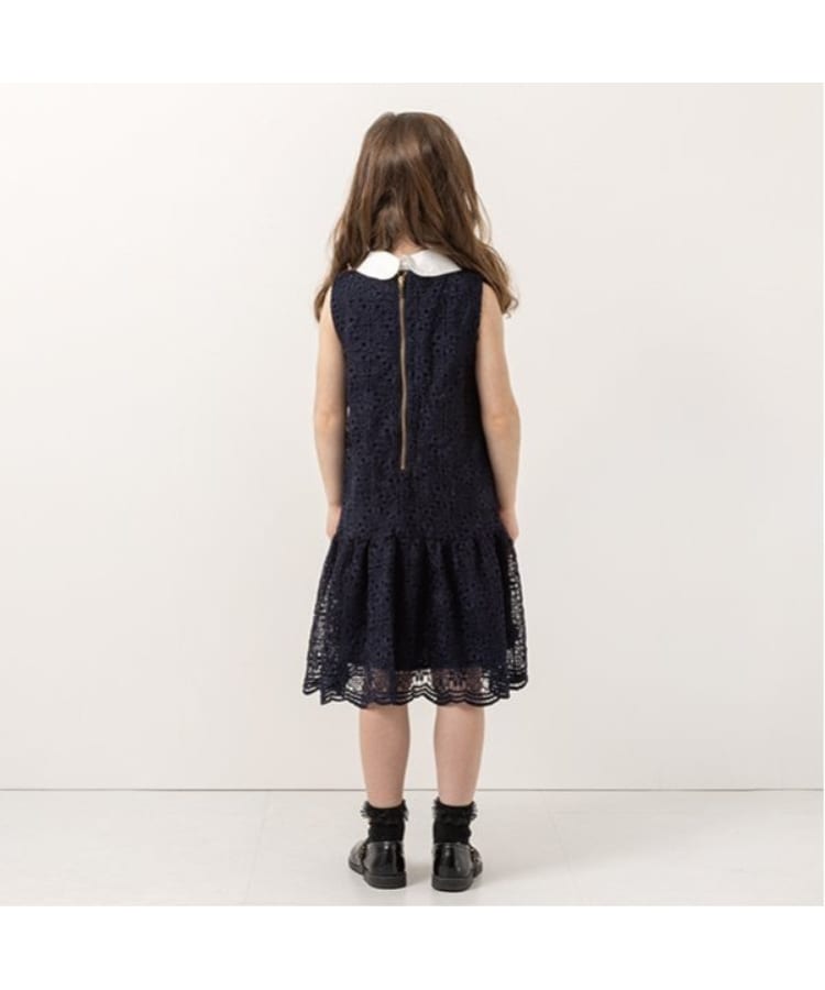 ケイト・スペード ニューヨーク キッズ(kate spade NEW YORK)のトドラー スペードフラワーレースワンピース9