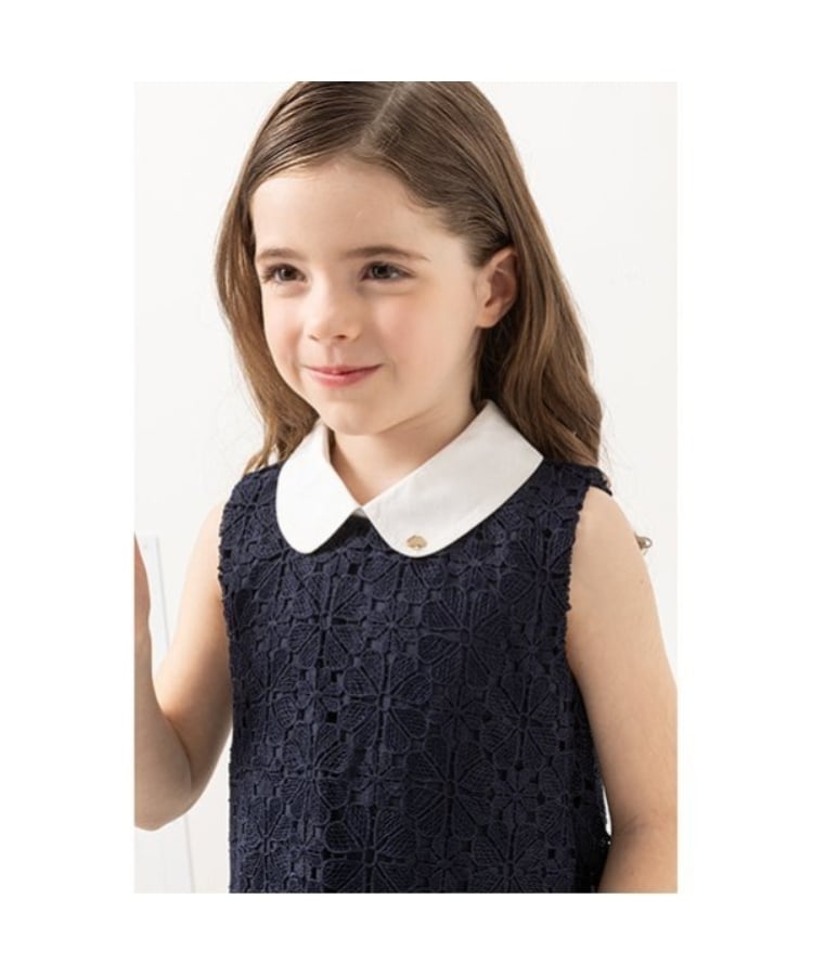 ケイト・スペード ニューヨーク キッズ(kate spade NEW YORK)のトドラー スペードフラワーレースワンピース10