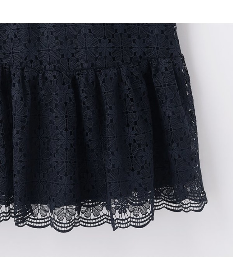 ケイト・スペード ニューヨーク キッズ(kate spade NEW YORK)のガールズ スペードフラワーレースワンピース4