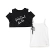 ケイト・スペード ニューヨーク キッズ(kate spade NEW YORK)のトドラー ロゴTシャツ&キャミソールセット2