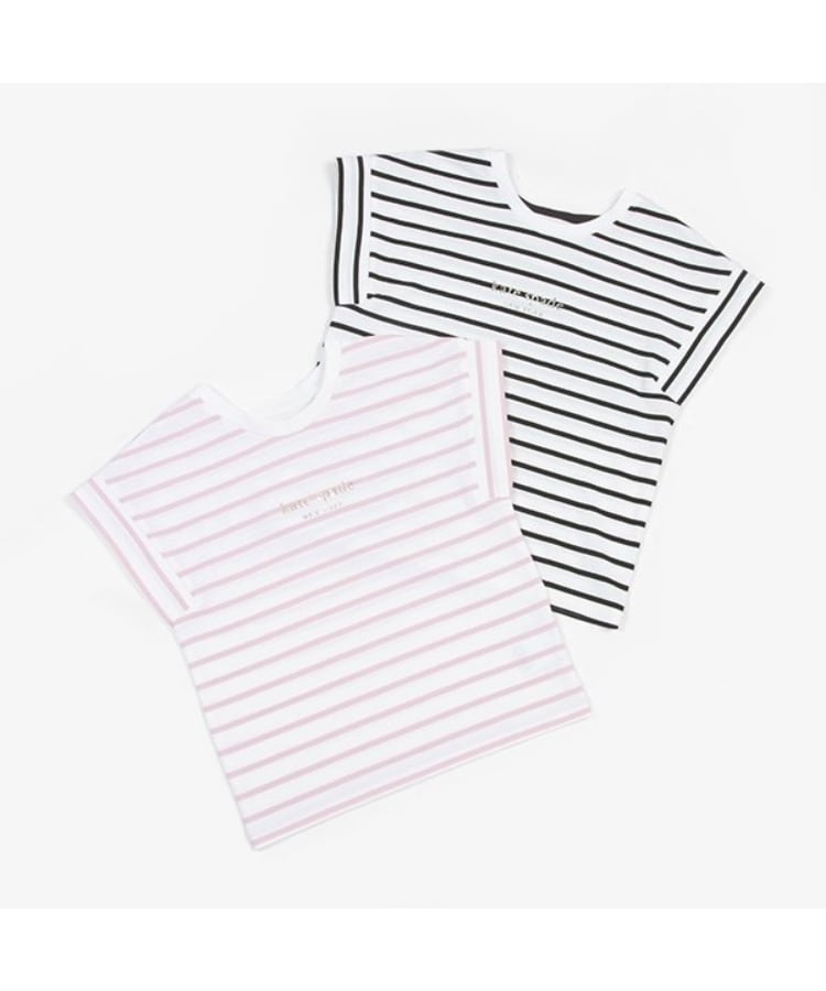 ケイト・スペード ニューヨーク キッズ(kate spade NEW YORK)の【人気商品再入荷】【直営店で取り扱い無し】トドラー ストライプTシャツ8