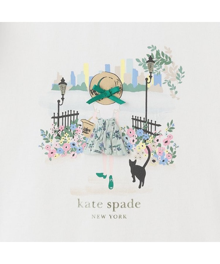 ケイト・スペード ニューヨーク キッズ(kate spade NEW YORK)のガールズ ガーデンガールTシャツ4