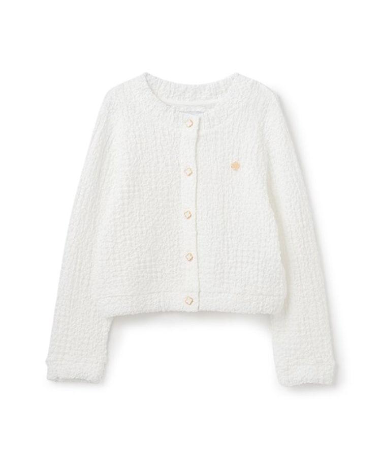 ケイト・スペード ニューヨーク キッズ(kate spade NEW YORK)のトドラー カットカーディガン オフホワイト(003)