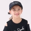 ケイト・スペード ニューヨーク キッズ(kate spade NEW YORK)のロゴキャップ ブラック(219)