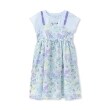 ケイト・スペード ニューヨーク キッズ(kate spade NEW YORK)のトドラー ガーデンキャミワンピース&Tシャツセット サックスブルー(090)