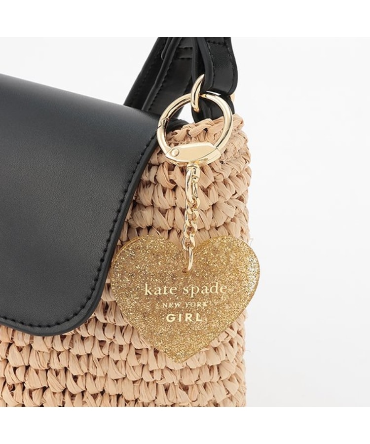 ケイト・スペード ニューヨーク キッズ(kate spade NEW YORK)のハートチャームカゴクロスボディバッグ4