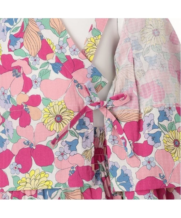 ケイト・スペード ニューヨーク キッズ(kate spade NEW YORK)のトドラー コースタルガーデン浴衣10