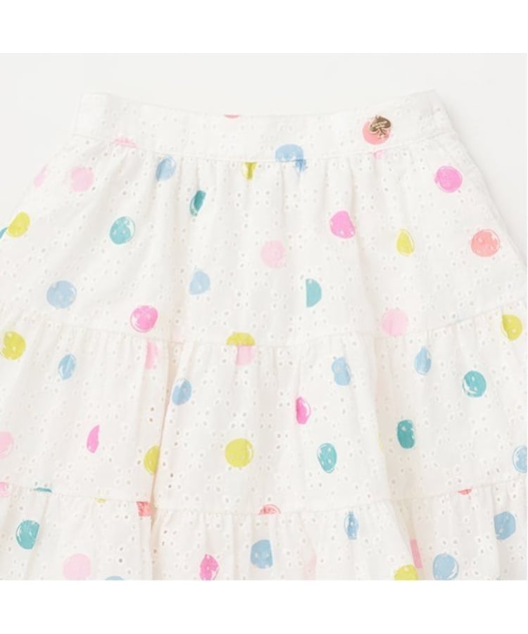 ケイト・スペード ニューヨーク キッズ(kate spade NEW YORK)のトドラー ウォーターカラードットスカート2