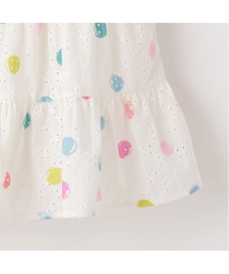 ケイト・スペード ニューヨーク キッズ(kate spade NEW YORK)のトドラー ウォーターカラードットスカート6