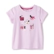 ケイト・スペード ニューヨーク キッズ(kate spade NEW YORK)のトドラー ノーティーキャットTシャツ ピンク(071)
