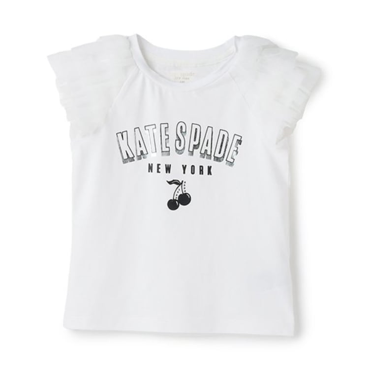 KATE SPADE 花柄ニュースペーパーTシャツ トドラー チェリーTシャツ（Tシャツ） | kate spade NEW YORK