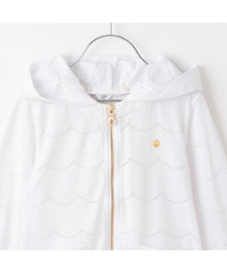 ケイト・スペード ニューヨーク キッズ(kate spade NEW YORK)のトドラー スカラップオパールパーカ2