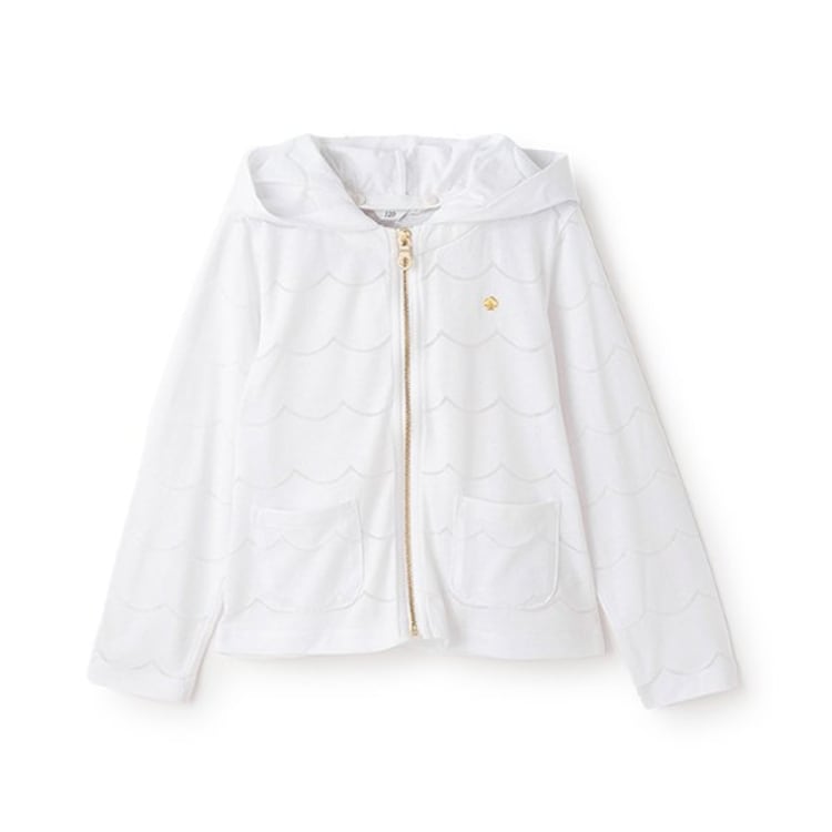 ケイト・スペード ニューヨーク キッズ(kate spade NEW YORK)のトドラー スカラップオパールパーカ パーカー
