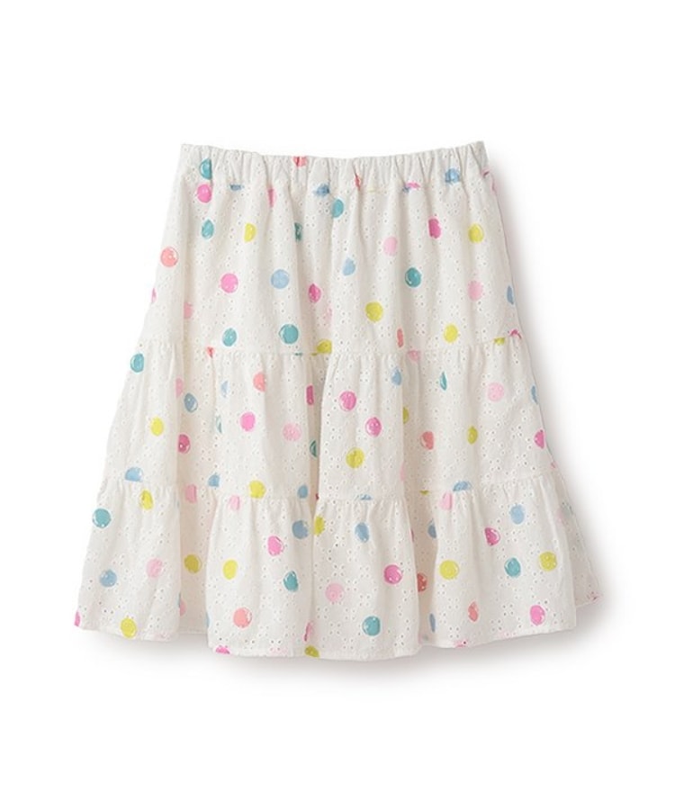 ケイト・スペード ニューヨーク キッズ(kate spade NEW YORK)のガールズ ウォーターカラードットスカート1