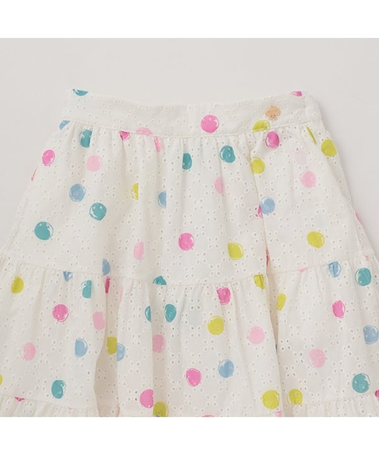 ケイト・スペード ニューヨーク キッズ(kate spade NEW YORK)のガールズ ウォーターカラードットスカート2