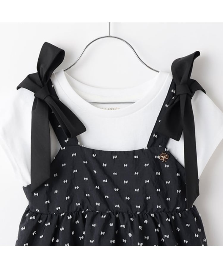 ケイト・スペード ニューヨーク キッズ(kate spade NEW YORK)のトドラー ボウドビーチュニック&Tシャツセット3