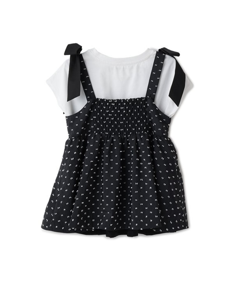 ケイト・スペード ニューヨーク キッズ(kate spade NEW YORK)のガールズ ボウドビーチュニック&Tシャツセット1