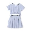 ケイト・スペード ニューヨーク キッズ(kate spade NEW YORK)のトドラー クロップドTシャツ&スカートセット サックスブルー(090)
