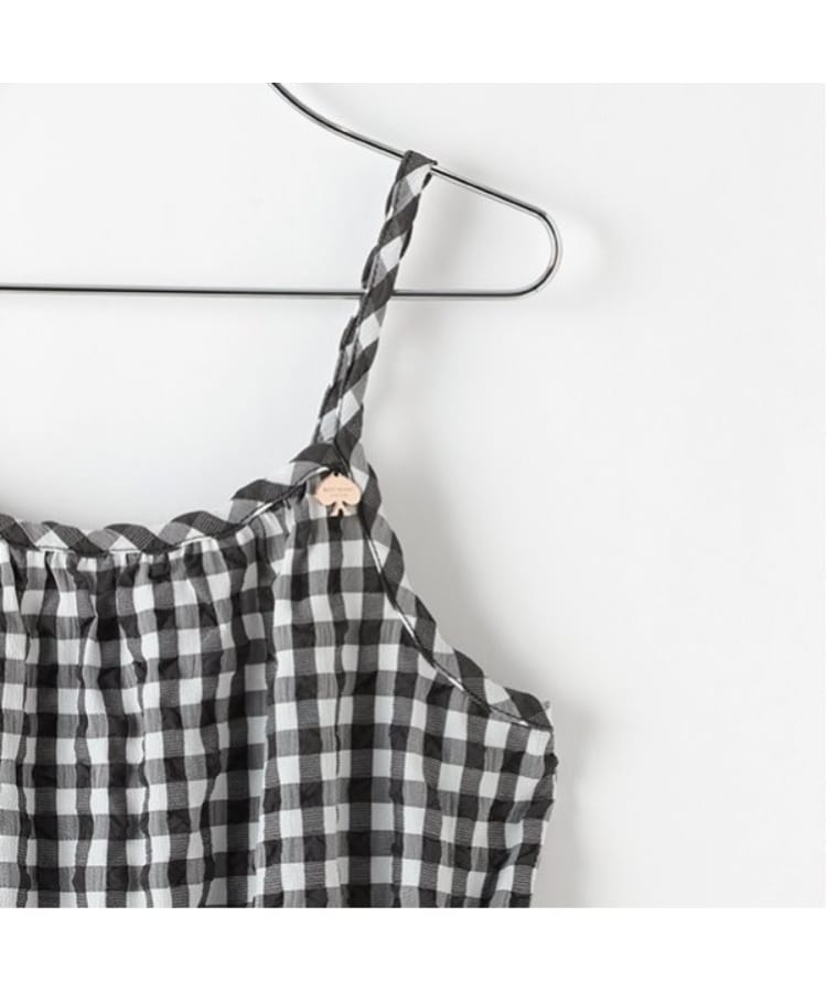 ケイト・スペード ニューヨーク キッズ(kate spade NEW YORK)のトドラー カットアウトサロペット3