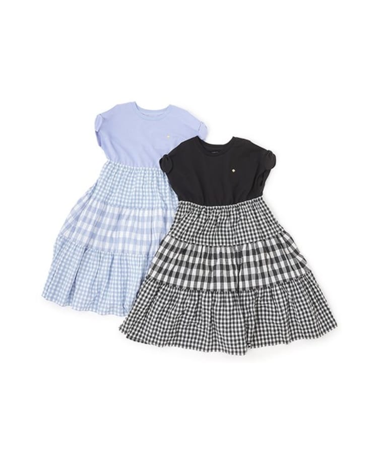 ケイト・スペード ニューヨーク キッズ(kate spade NEW YORK)のガールズ ギンガムドッキングワンピース10