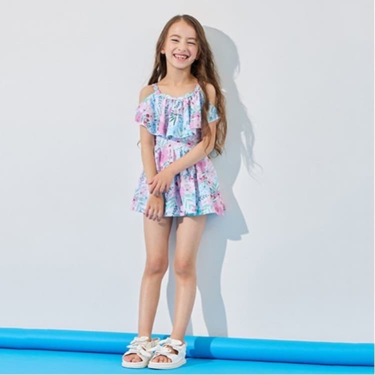 ケイト・スペード ニューヨーク キッズ(kate spade NEW YORK)の【SWIM】トドラー サマーフローラルスイムウェア その他