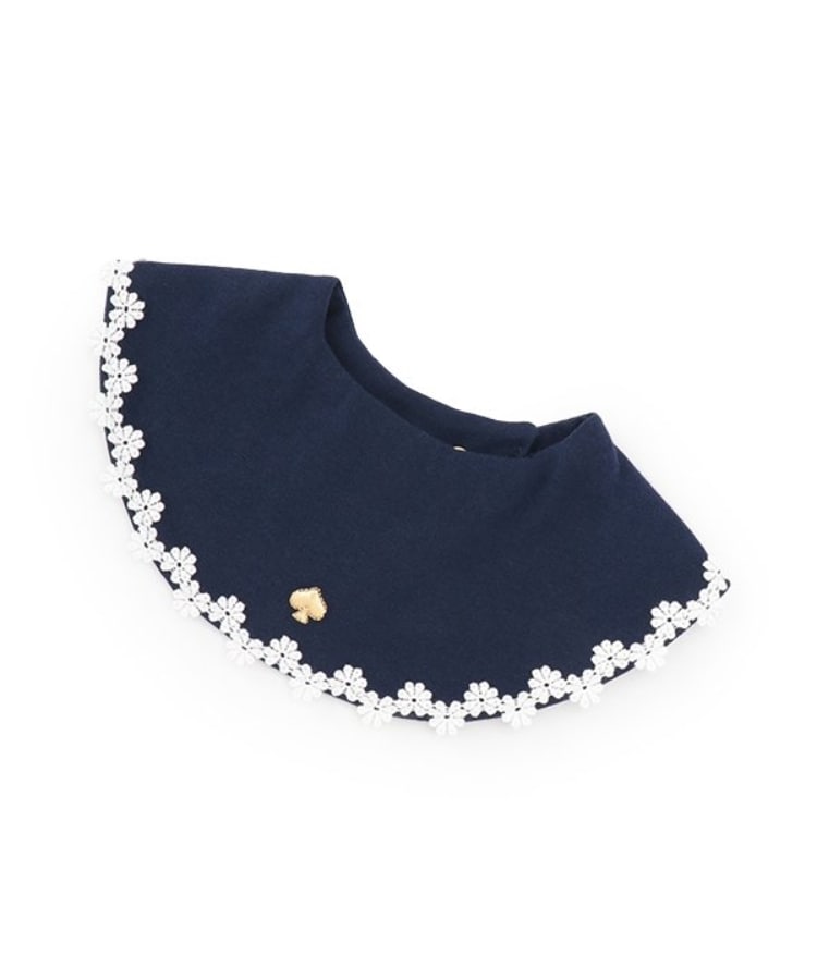 ケイト・スペード ニューヨーク キッズ(kate spade NEW YORK)のフラワーレースサークルスタイ ネイビー(094)