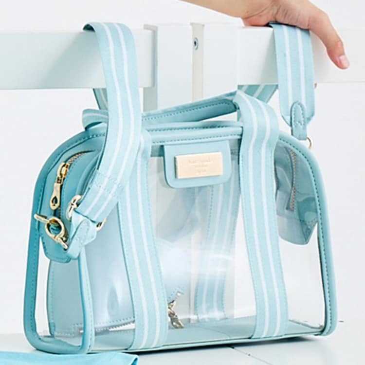 ケイト・スペード ニューヨーク キッズ(kate spade NEW YORK)のハートポーチクリアバッグ ショルダーバッグ