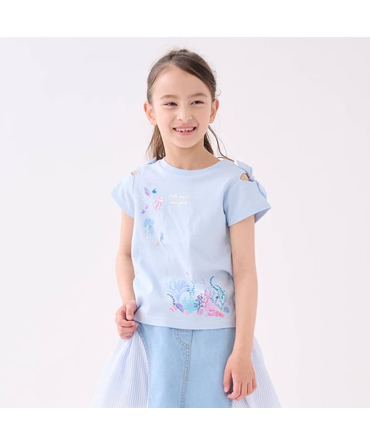 BOX付】ボウ長袖TシャツBOXセット（ベビーギフト）｜kate spade