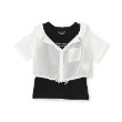 ケイト・スペード ニューヨーク キッズ(kate spade NEW YORK)のトドラー シアーシャツ&タンクトップセット ブラック(219)