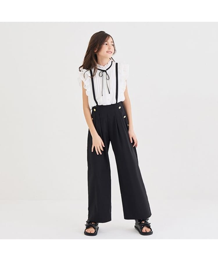 ケイト・スペード ニューヨーク キッズ(kate spade NEW YORK)のガールズ ピンタックフリルブラウス13