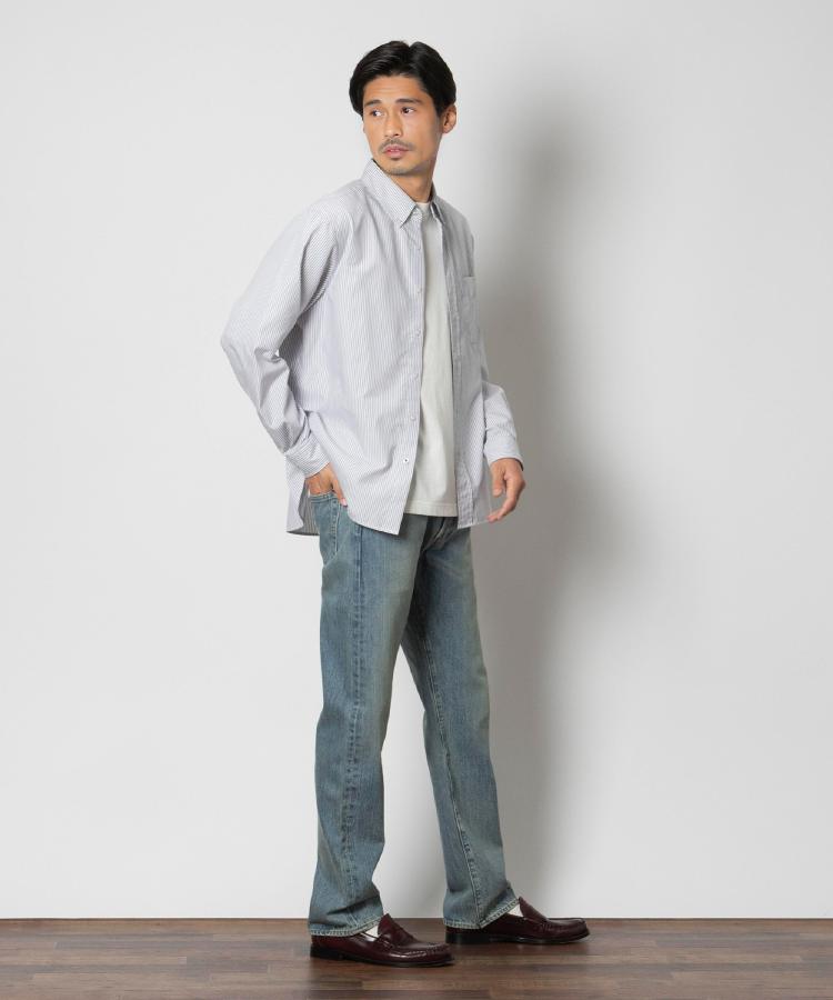 BAEZ3　Levi's リーバイス　501xx ストレートデニム　ジーン Levi's Straight Pants 501ZXX BIGE Hidden Rivet Button Back J