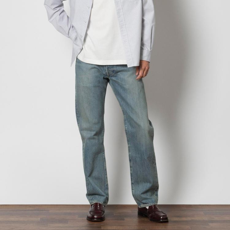 ライトオン(Right-on)のLevi's(リーバイス)「MADE IN THE USA」「501」デニムパンツ ストレート デニムパンツ