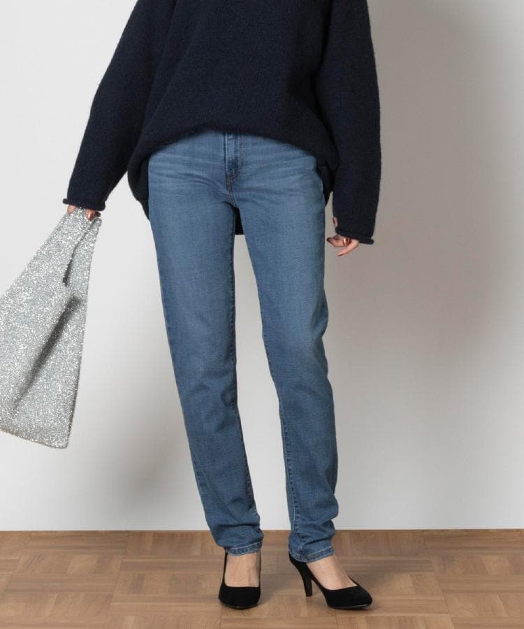 ライトオン(Right-on)のLevi's(リーバイス)ボーイフレンド テーパード ダークインディゴブルー(0005)