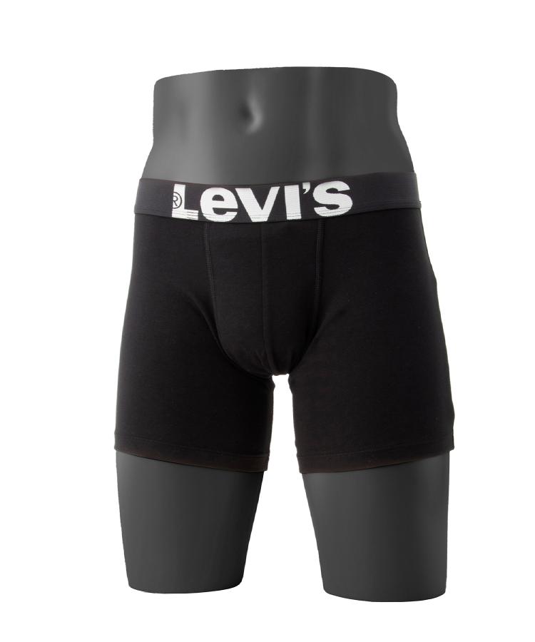 ライトオン(Right-on)のLevi's(リーバイス)【丈長め】COOLMAX ボクサーパンツ ブラック(0099)