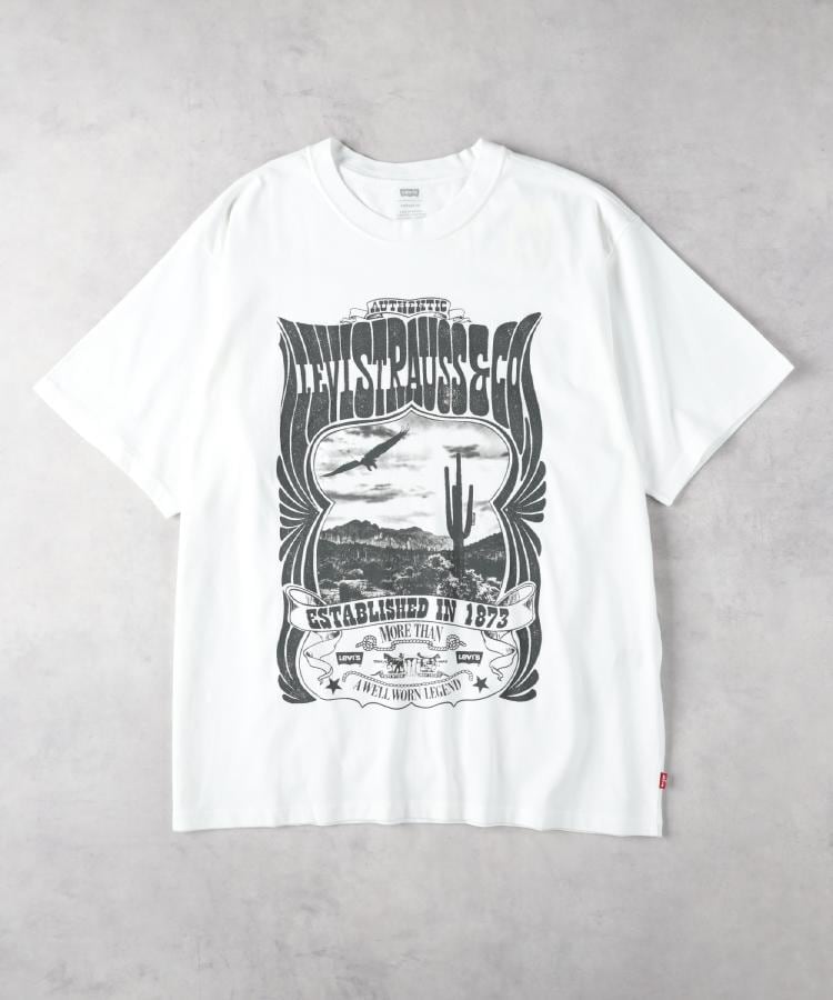 ライトオン(Right-on)のLevi's(リーバイス)ＶＩＮＴＡＧＥＦＩＴ　ＴＥＥ ホワイト(0090)