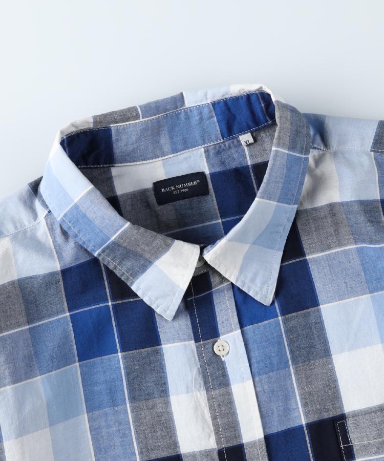 ライトオン(Right-on)のBACK NUMBER(バックナンバー)マドラスチェック半袖レギュラーシャツ16