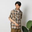 ライトオン(Right-on)のBACK NUMBER(バックナンバー)開襟オンブレ半袖シャツ イエロー(0055)