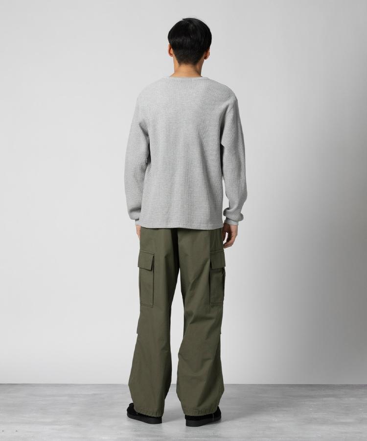 ライトオン(Right-on)のBACK NUMBER(バックナンバー)【S〜2XL展開】ワッフルクルー長袖Tシャツ6