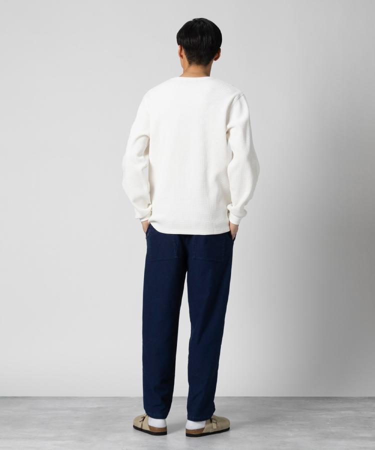 ライトオン(Right-on)のBACK NUMBER(バックナンバー)【S〜2XL展開】ワッフルクルー長袖Tシャツ14