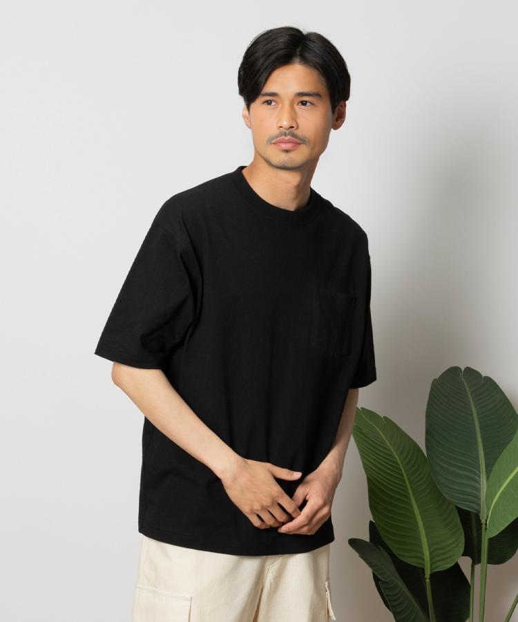 ライトオン(Right-on)のBACK NUMBER(バックナンバー)【速乾】クルーネック半袖Ｔシャツ ブラック(0099)