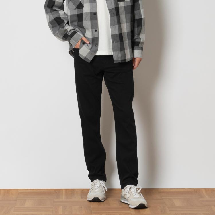 ライトオン(Right-on)のBACK NUMBER(バックナンバー)製品染めカット5ポケットパンツ ロングパンツ